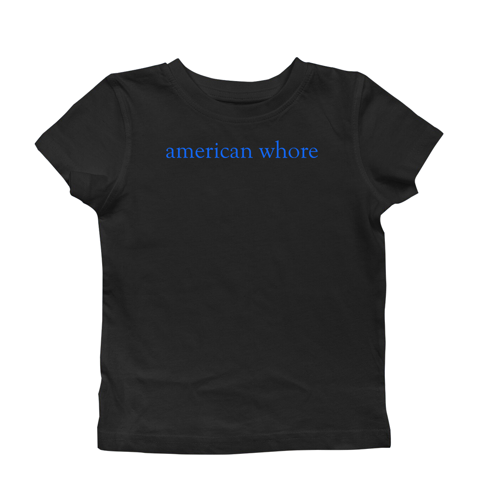 AMERICAN WHORE BABY TEE