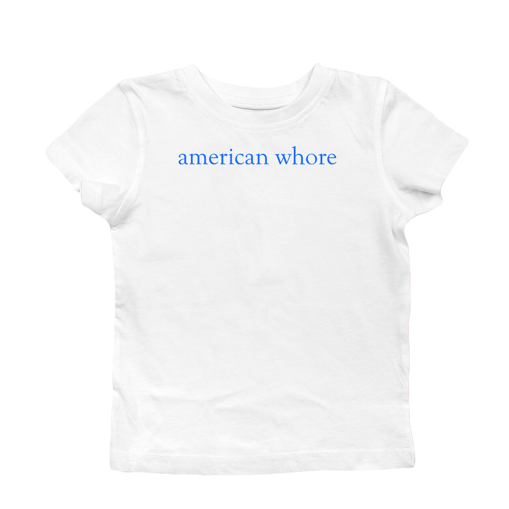 AMERICAN WHORE BABY TEE