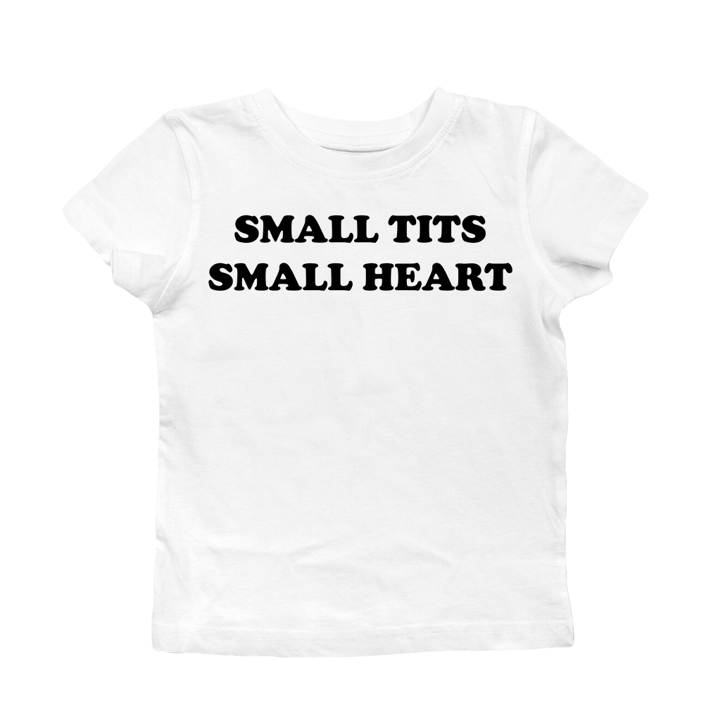 SMALL TITS SMALL HEART BABY TEE