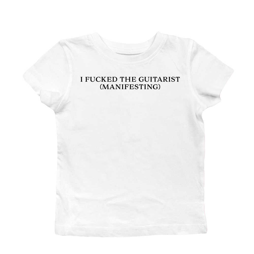 MANIFESTING THE GUITARIST BABY TEE