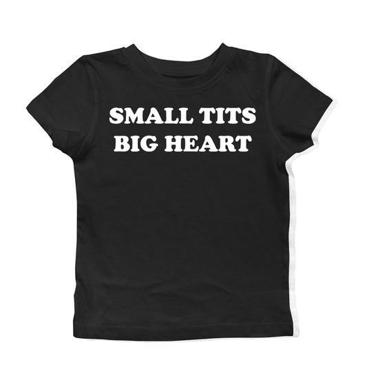 SMALL TITS BIG HEART BABY TEE