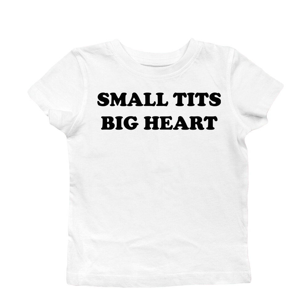 SMALL TITS BIG HEART BABY TEE