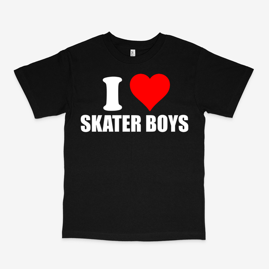 I LOVE SKATER BOYS SHIRT