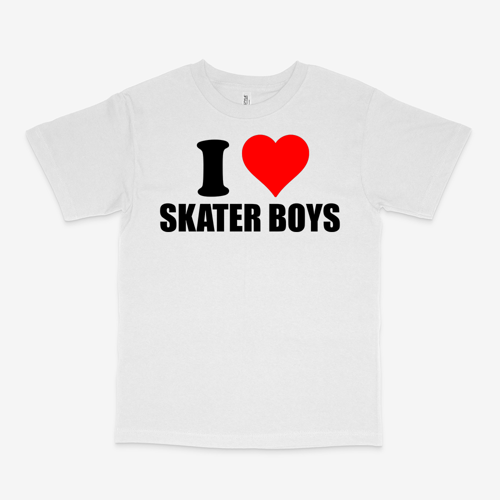 I LOVE SKATER BOYS SHIRT